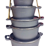 UNIQUE 12 Pcs Granite Cookware Set