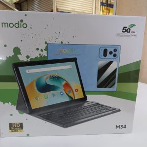 Modio M34 Tablet 8GB+512GB 10.1 Inch 13MP Camera, LTE Dual SIM + Mouse & Keyboard