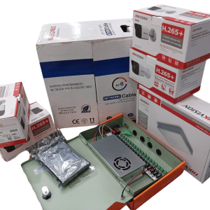 Hikvision 4 IP CCTV CAMERAS 2MP Complete Kit With Clear Night Vision