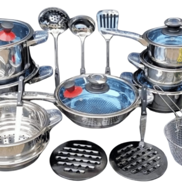 Marwa 30pcs Stainless Cookware Set