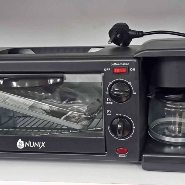 Nunix 3 In 1 Breakfast Maker Machine