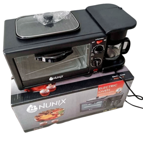 Nunix 3 In 1 Breakfast Maker Machine