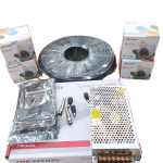 Hikvision 4 1080P HD CCTV Camera Full Kit Full Coloured At Night