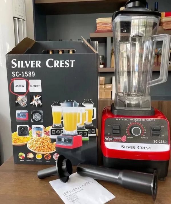 Silver Crest 2In1 Commercial Blender 2L 4500W