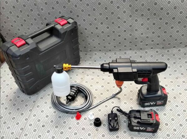 Cordless portable high Pressure Washer and spray Gun